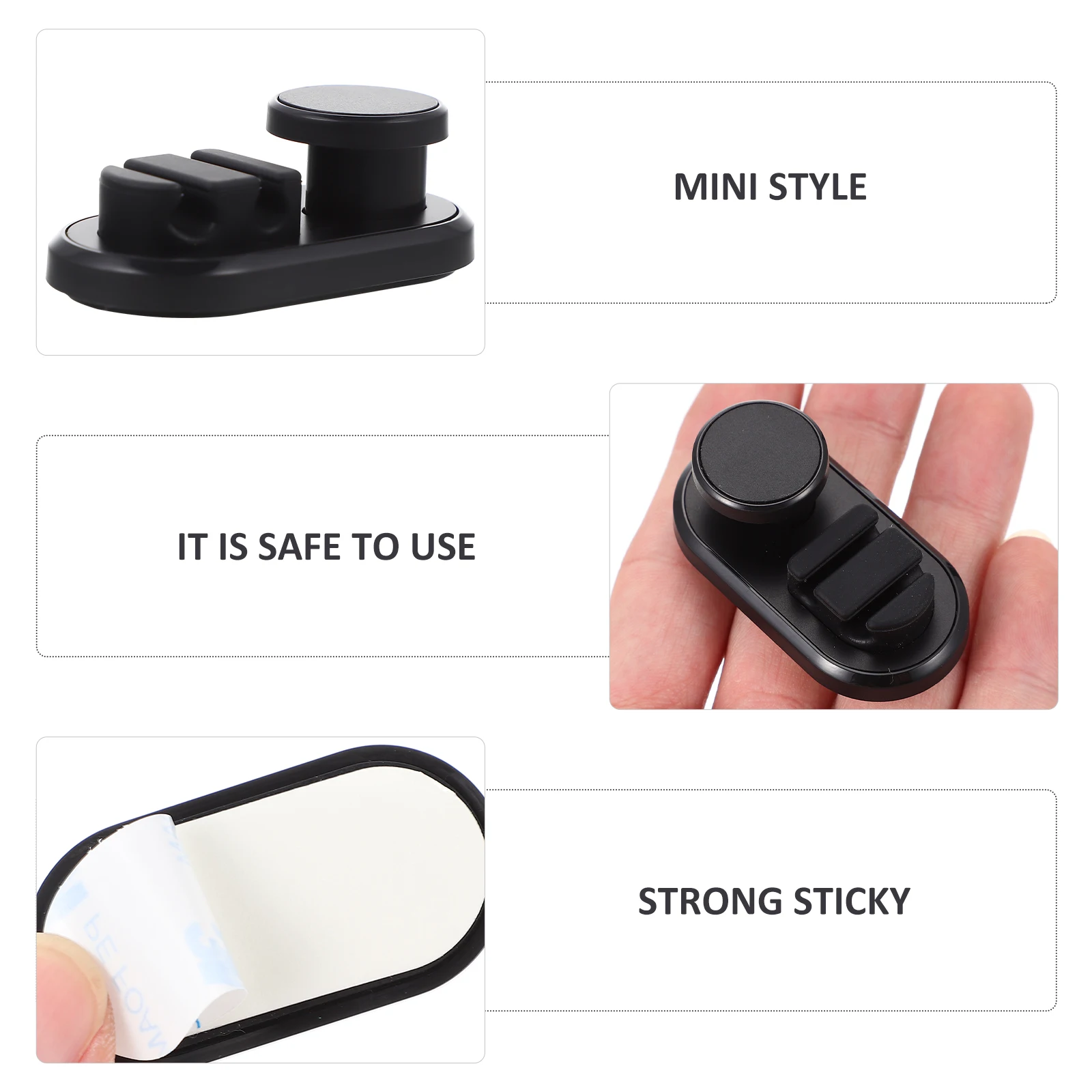 

Car Cable Clip Self Adhesive ganizer Storage Desk Hooks Phone Charging Cords Clamps Car Home Office Use Durable Material Easy