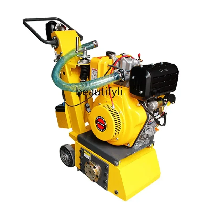 

AY Hand push vacuum road road road, water spray gasoline line remover hot melt old line grinder