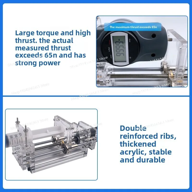 Лабораторный микрошприцевой насос — прецизионная машина для капельной жидкости с шаговым двигателем и ограничительной функцией для медицинского/слухового использования ​