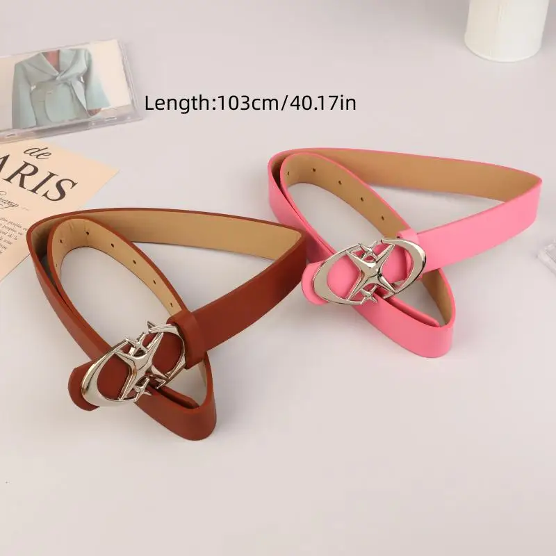 مشبك حزام معدني خمر الرجال النساء حزام بولي Leather الجلود حزام الجينز السراويل حزام الزخرفية