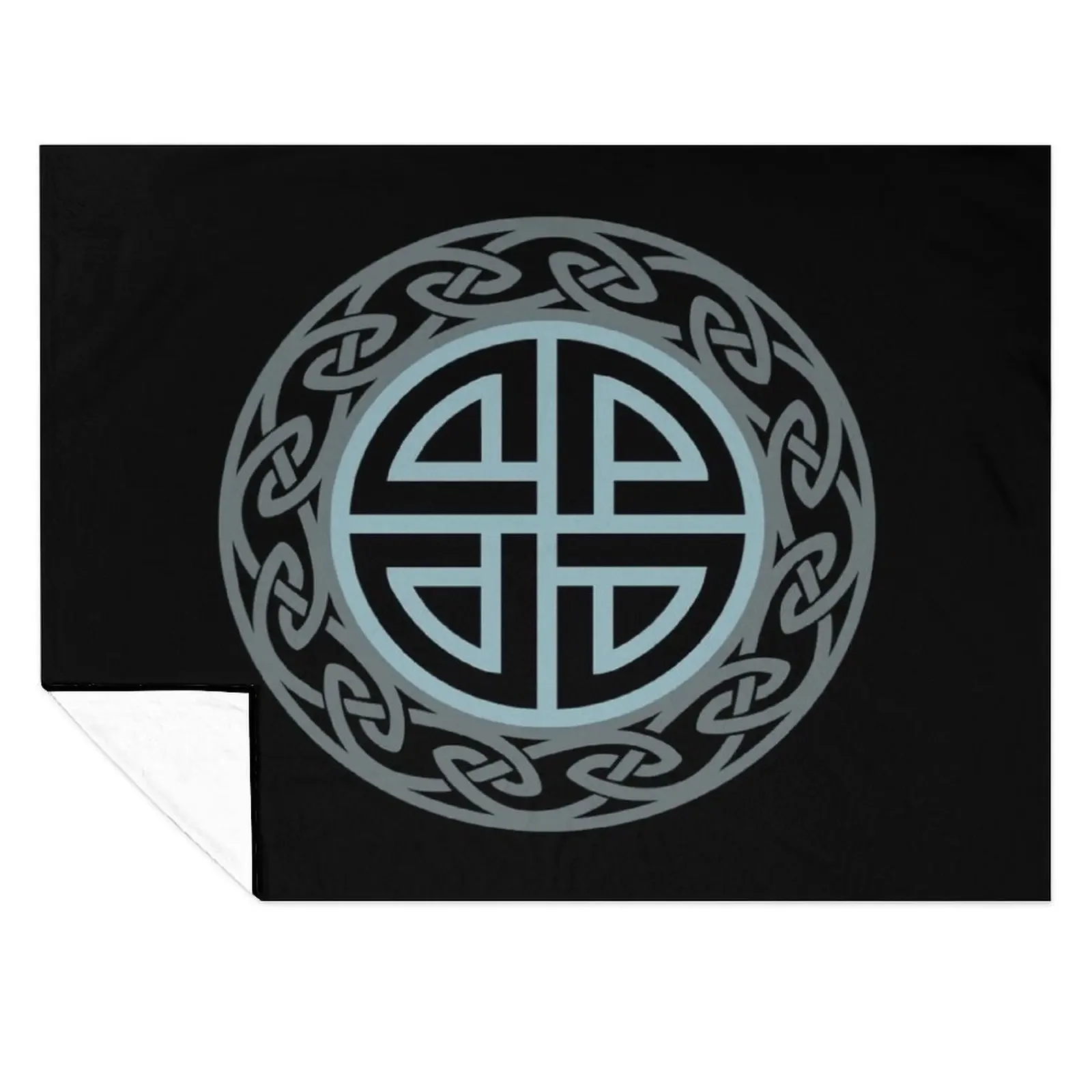 

Celtic Shield Knot, Protection, Four corners knot, Norse, Viking, Throw Blanket Luxury Designer Quilt Sofas Large Blankets