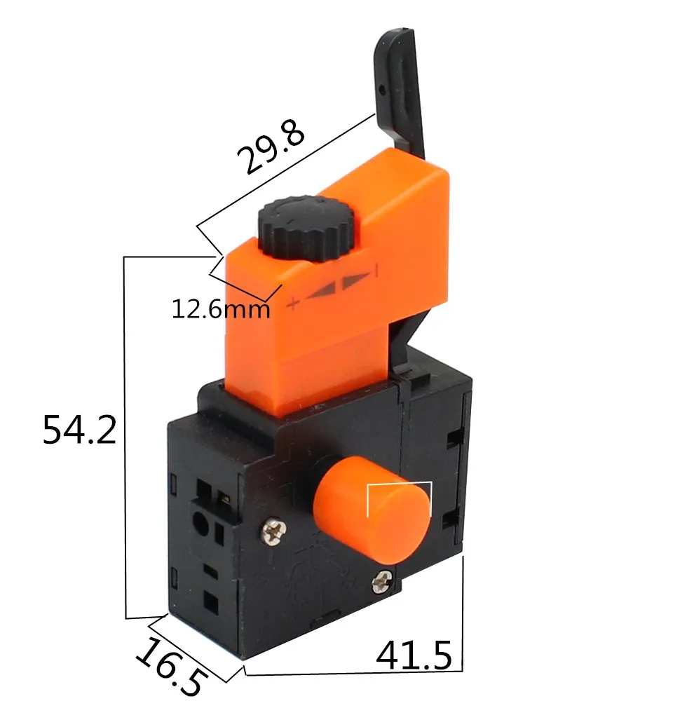 FA2-6/1BEK Slot op Power Tool Elektrische Boor Speed Control Trigger Button Switch G07 Drop schip