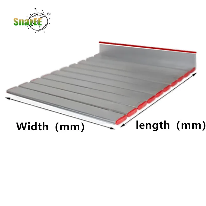 Aluminum curtain for CNC machine tools Aluminum profile protective curtain Aluminum alloy curtain roller shutter lathe rail dust