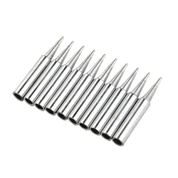 10pcs Solder Iron Tips Set Welding Equipment Accessories Lead-free Pure Copper 900M-T-B For Soldering Station High Quality