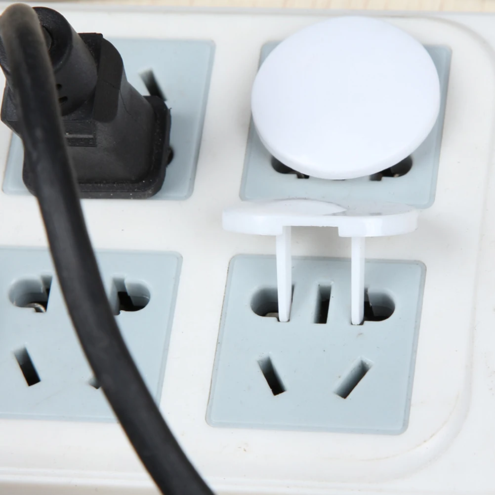 38pcs Socket Protection Cover ABS Outlet Covers Baby Safety Electric Protectors Child Proof Plug Home Security Socket Guard