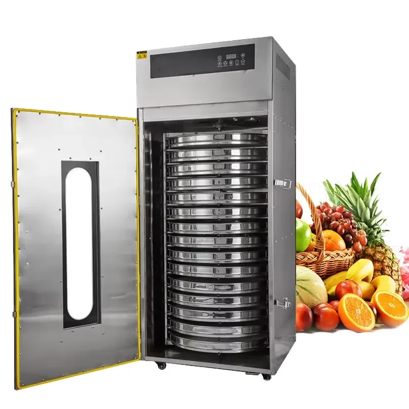 Large Capacity Industrial Fruit Dryer Food Dehydrator Machine for Dried Banana Vegetable Meat Jerky Home Commercial Use