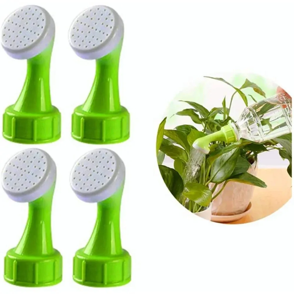 2Pcs/Set Sprinkler Head Garden Spray Waterer Sprinkler Adapters with Bottle Nozzle Bottle Watering Nozzle Garden Watering Tool