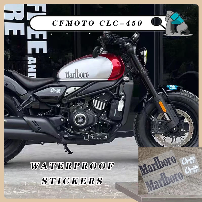 New Motorcycle Side Strip Sticker Car Styling Vinyl Decal for CFMOTO  CLC450 Motorcycle Sticker Reflective Stickers Car Decorati