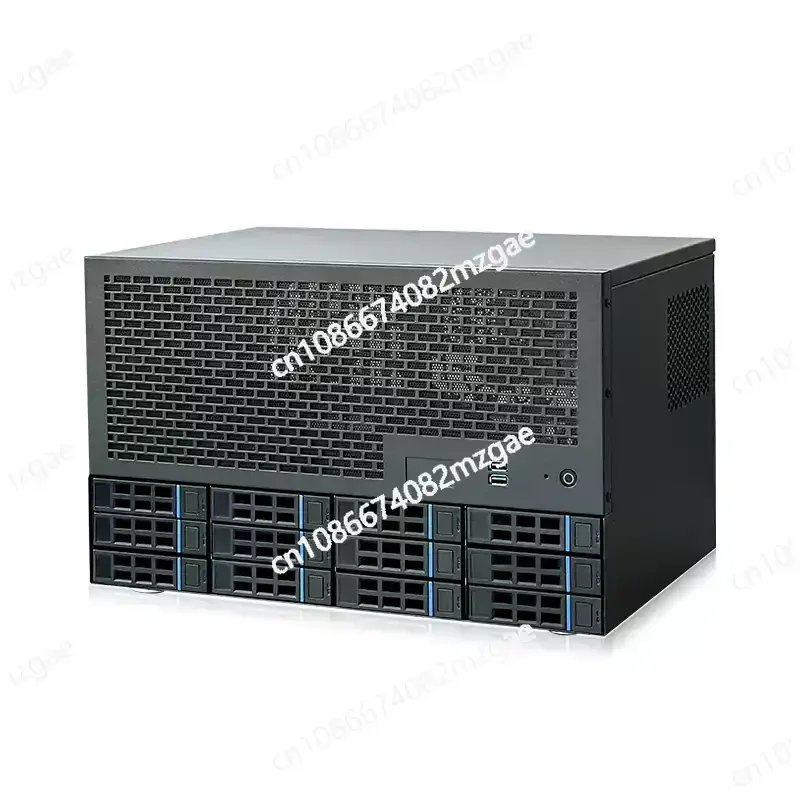 12 Bay NAS Chassis, ATX Motherboard, ATX Power Supply, 8 Full Height Slots, Enterprise Home Qunhui AIO Server