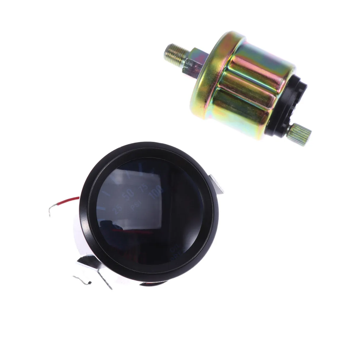 

Professional 12V 52Mm Oil Press Gauge Car Modified Oil Temperature Meter Clear Readout Sturdy Construction Auto Diagnostic Gauge