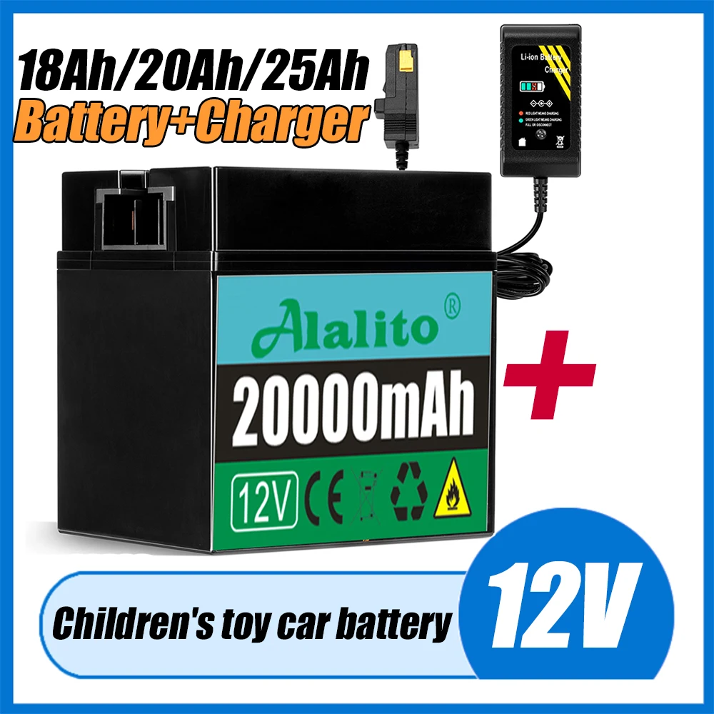 

Power Wheels Ride-On Toy Replacement Battery 12-Volt 25Ah Rechargeable for Preschool Vehicles