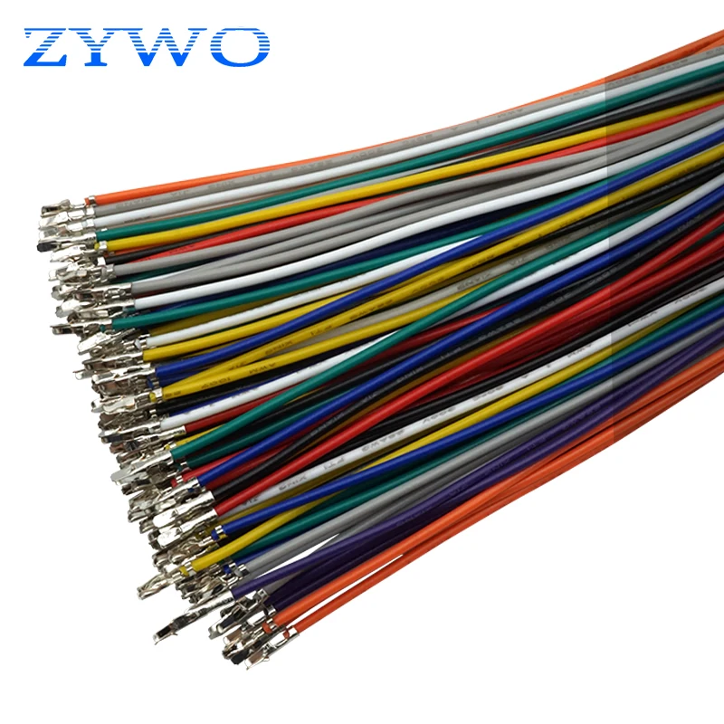 50pcs PHB 2.0mm Terminal Cable Double-row With Buckle Colored Electronic Wire Pitch 2.0mm Single And Double Head Connection Wire