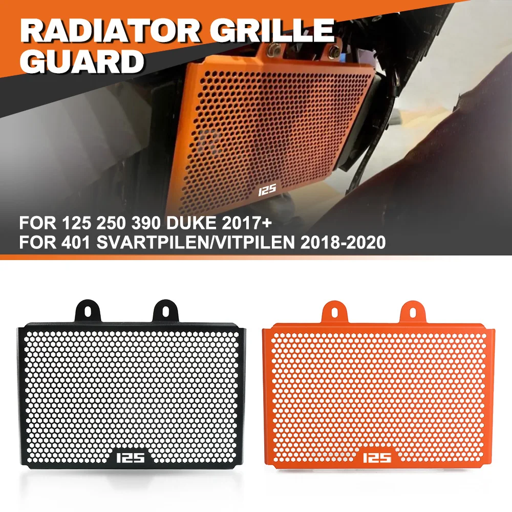 

Radiator Grille Cover Guard Protection For 125 250 390 Duke 2017+For Husqvarna 401 Svartpilen/Vitpilen 2018 2019 2020 Motorcycle