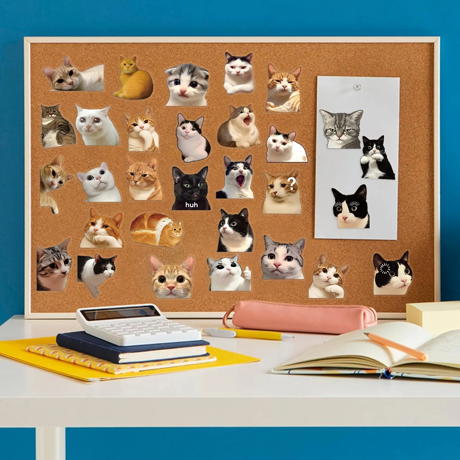 10/50 قطعة خمر مضحك لطيف القط ملصقات ميمي الحيوان ملصق شفاف للهاتف الكمبيوتر المحمول القرطاسية DIY بها بنفسك اللعب سر