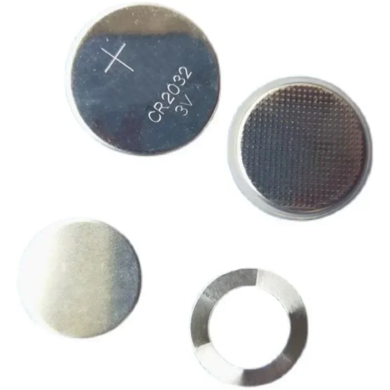 500 Set/Pack 316 Stainless Steel Coin Cell Case with Conical Spring and Spacer for CR2032 / CR2025 / CR2016