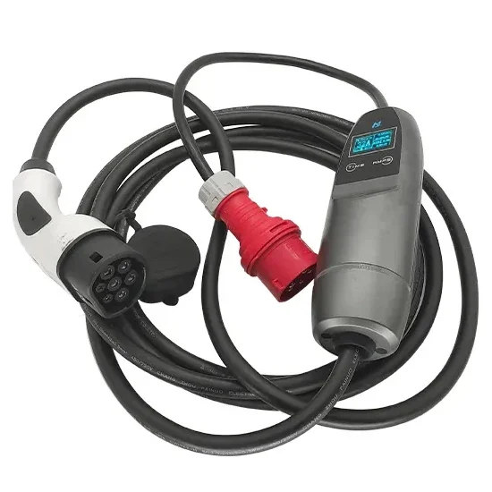 

upgradeKHONS 22kw 11kw Wholesale PORTABLE EV CHARGER 5 CURRENT SWITCHING Car Charger for Vehicle