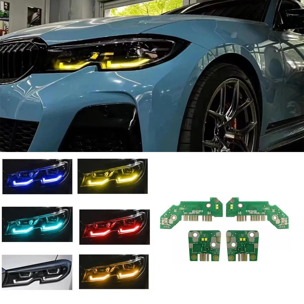 

For G20 G21 EURO Version BMW 3 Series 2019-2022 1set LED daytime running lights Module 63118496133 63118496135 63118496136