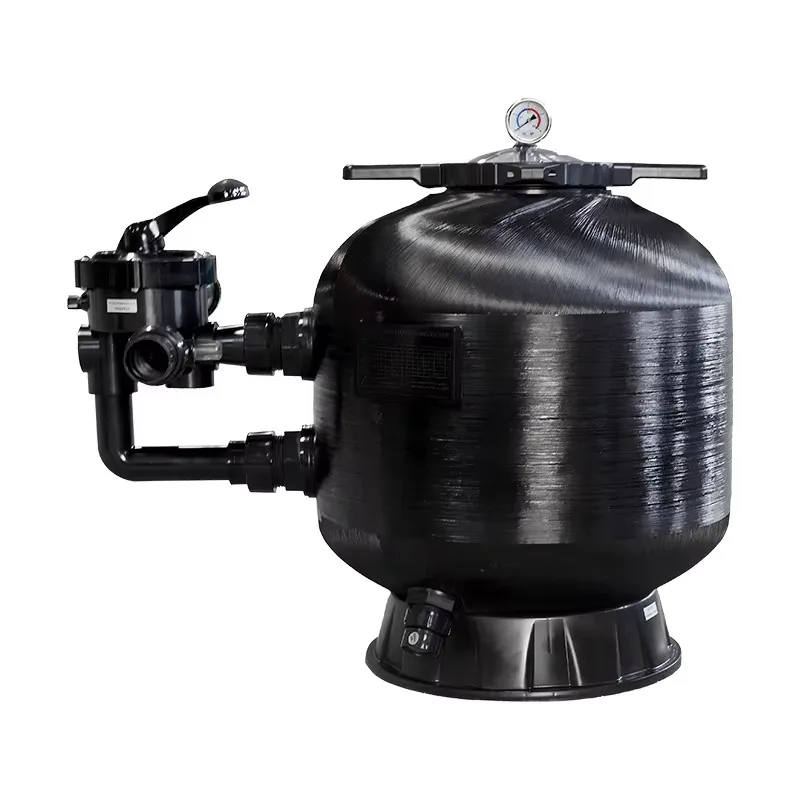 

Fiberglass Side Mounted Sand Filter Tank Swimming Pool Cleaner with Excellent Visibility and Accessibility