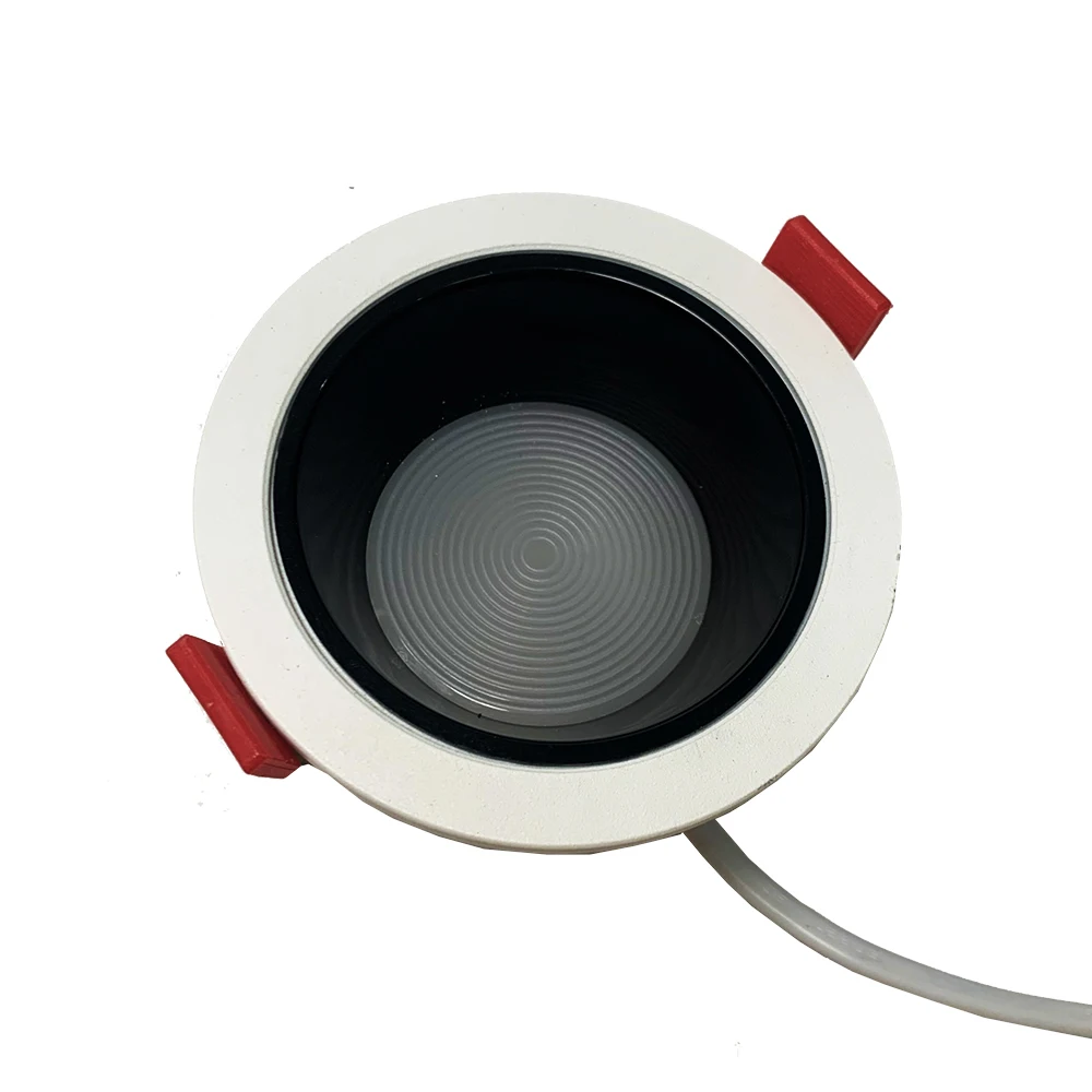 

12pcs/Lot 10W LED lamp anti-dazzle Downlight LED Ceiling LED Spot Light Spot Three colors dimmingCold Warm white Lamp