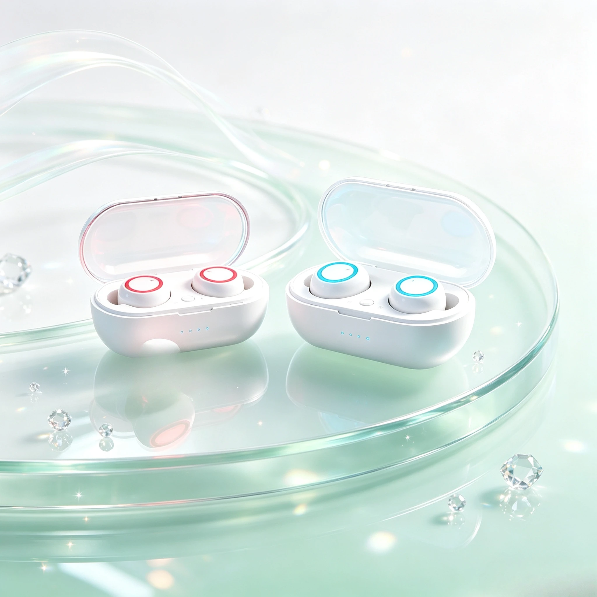 New TWS Bluetooth Earphones Wireless Headset Deep Bass Earbuds True Wireless Stereo Headphones Sport Earphones