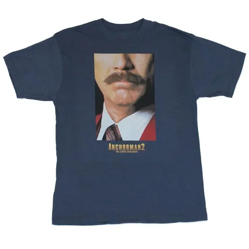 Anchorman 2 Mens T Shirt The Legend Continues Mustache Box Image