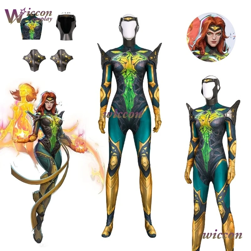 

Феникс Джин Серый Косплей Mvel Rivals Косплей Костюм 3D Печатный Спандекс Боди Зентаи Костюмы Наряд Женский Костюм На Хэллоуин