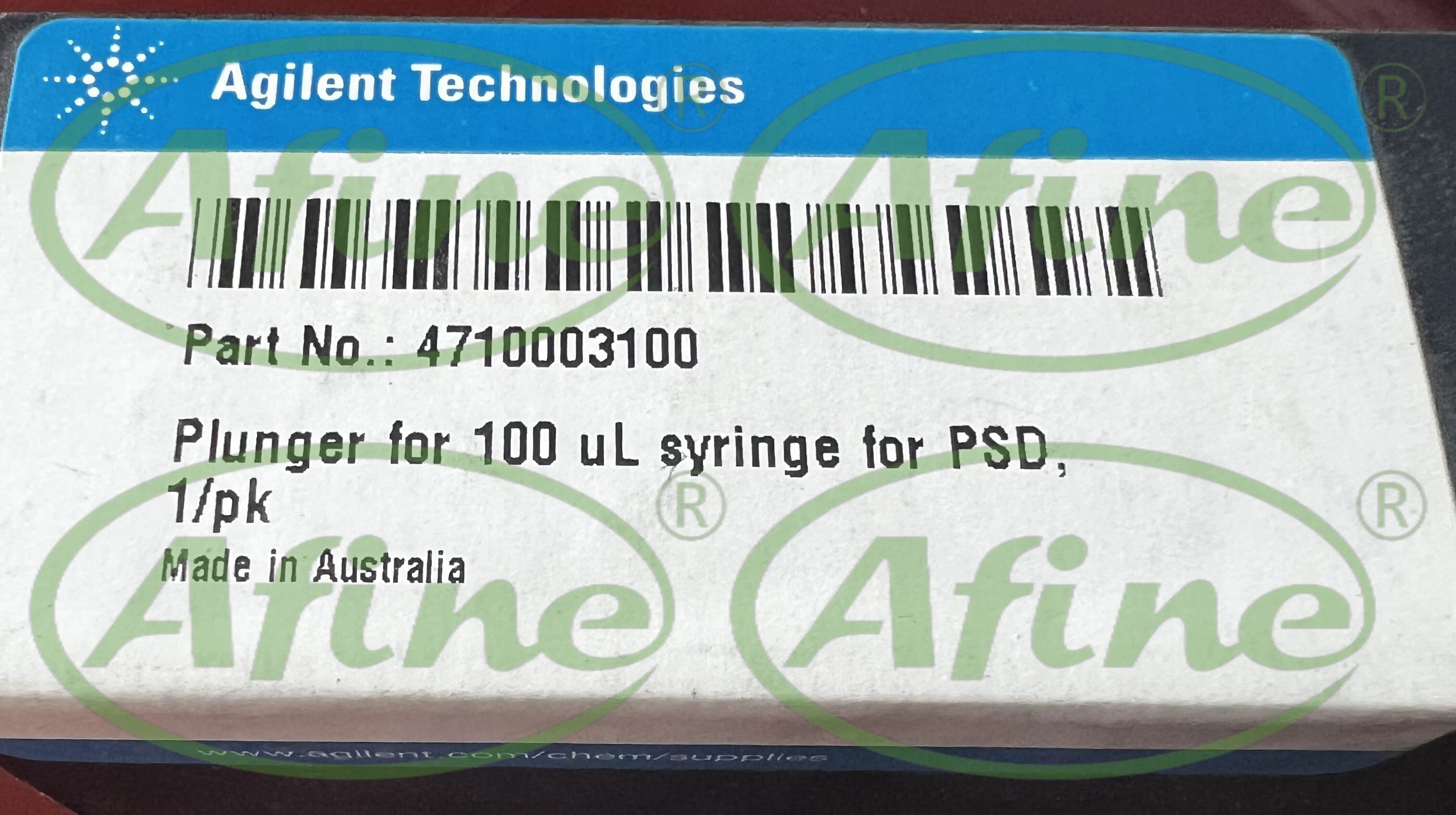 

AFINE Agilent Autosampler Needles Plungers 4710003100 Syringe 100μL for PSD 96/97/100/110 PTFE-tipped Graphite Furnace