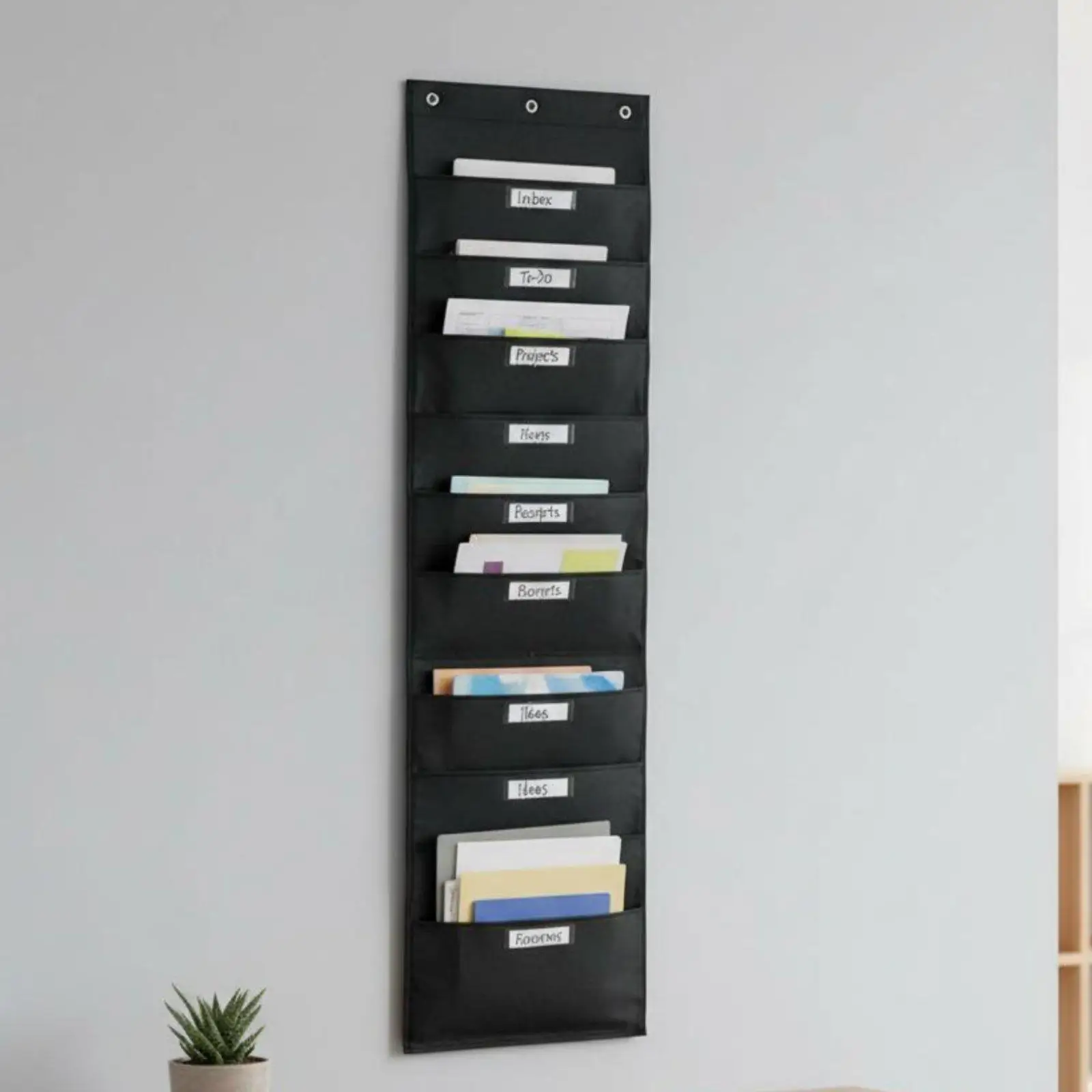 Wall Hanging Organizer Heavy Duty Labeled Hanging File Folder Organizer Document Folder Organizer for Office School Dorm Door Wall Hanging Organizer Heavy Duty Labeled Hanging File Folder Organizer Document Folder Organizer for Office School Dorm Door