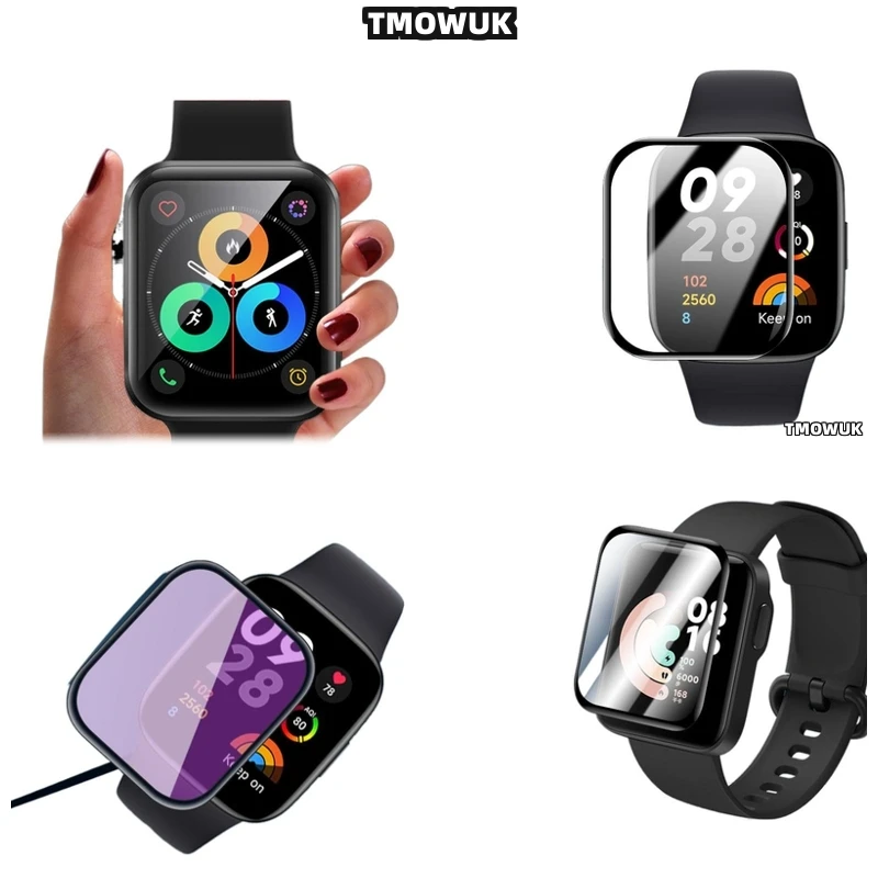 

For Xiaomi Redmi Watch 2 3 4 5 Lite Active, Lightweight PMMA, Shatterproof Film