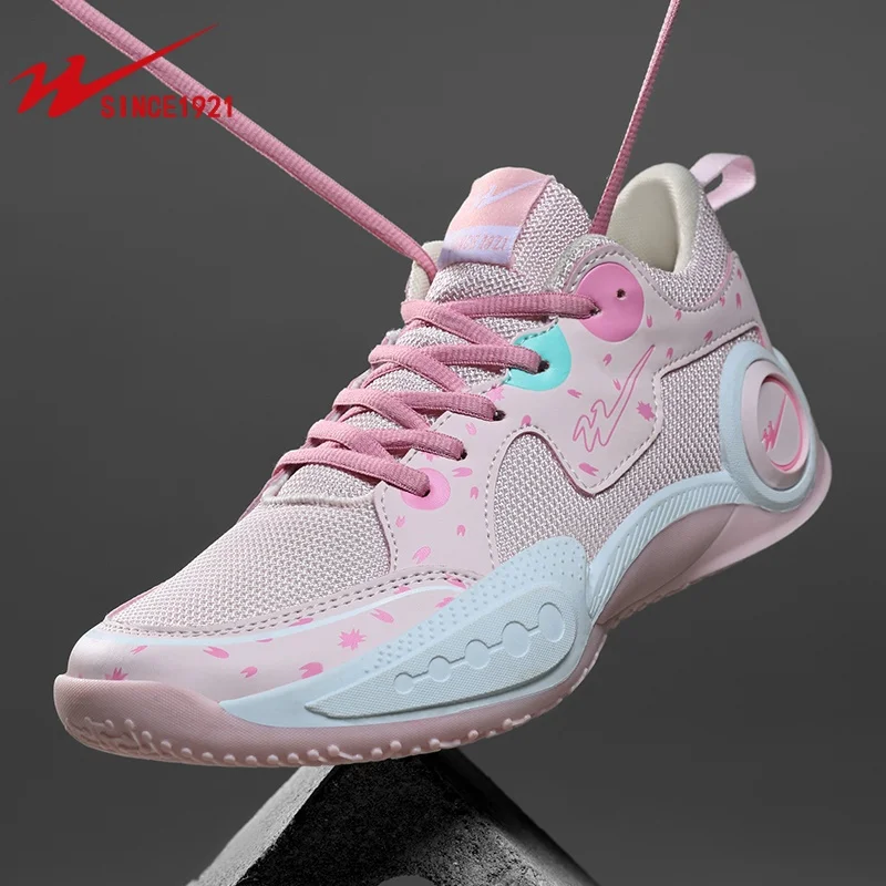 Double Star Basketball Shoes Men's Trendy Practical Sneakers Grasping Anti slip Basketball Sports Shoes
