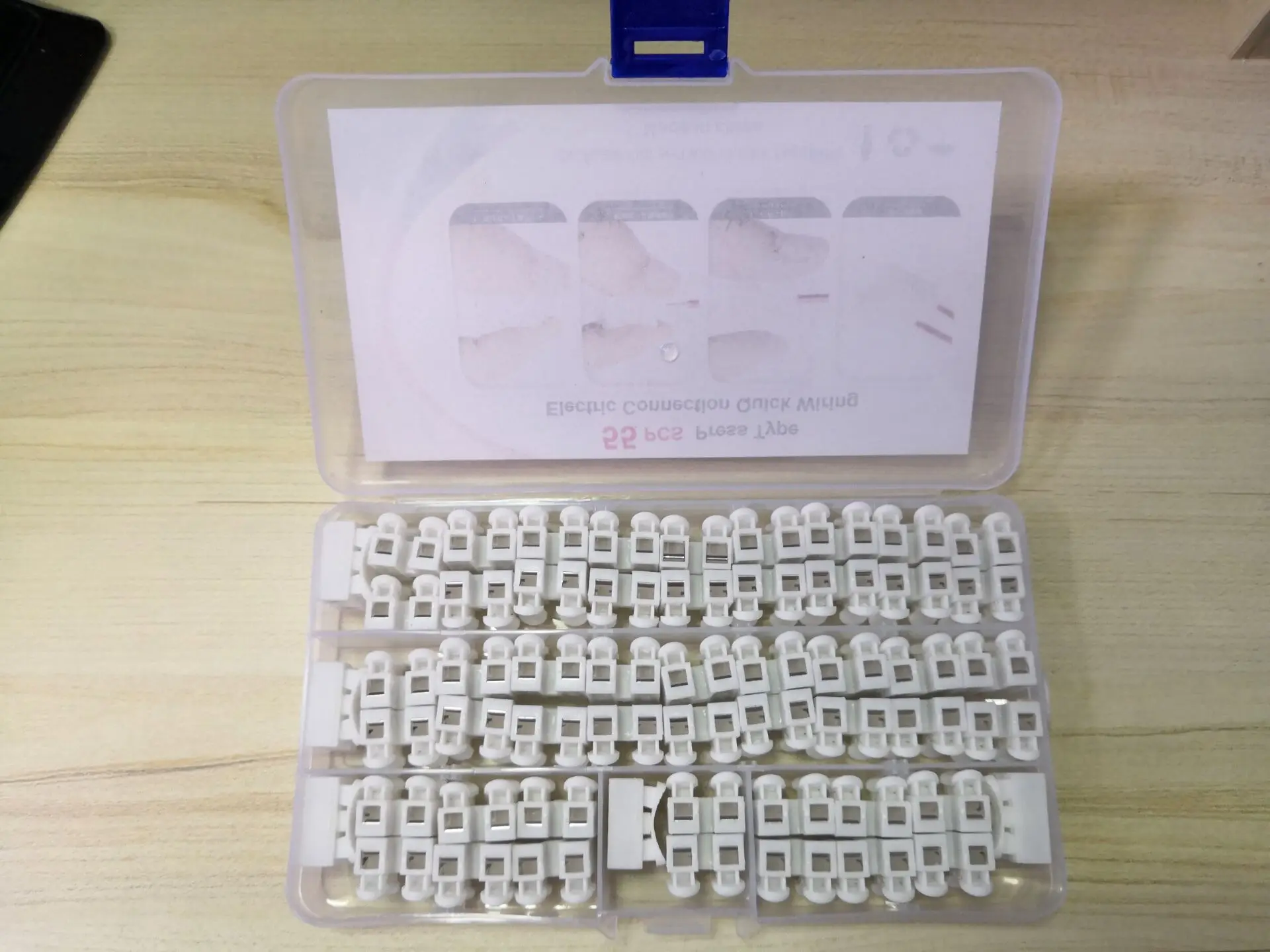 55pcs Quick Splice For Electric Connection Adapter Wire Connector For Led Light CH-2 Quick Wiring Terminal Press Type