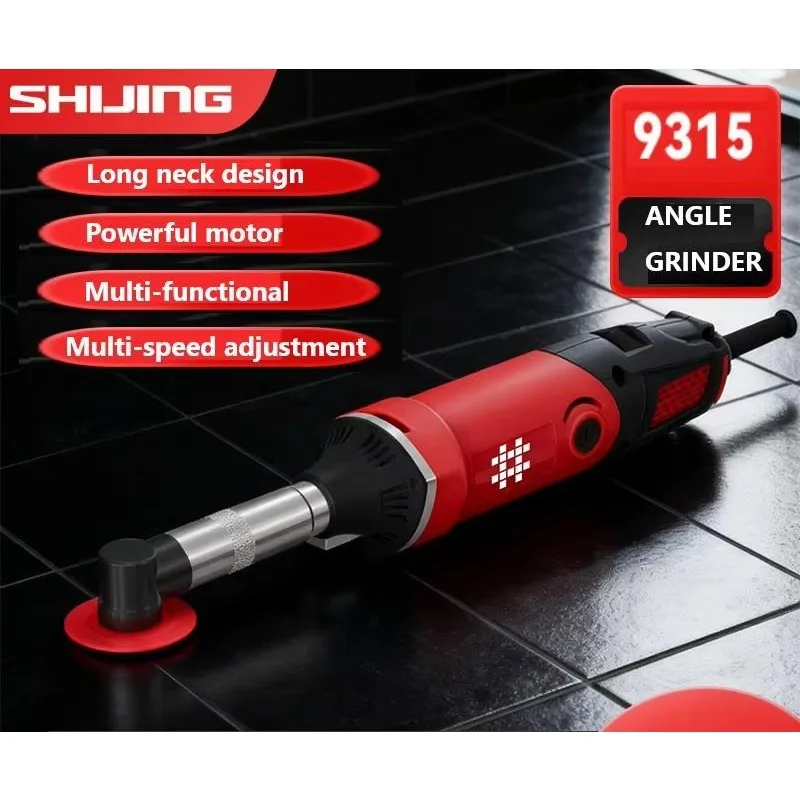9315 Mini Angle Grinder 190W Electric Speed Adjustable Tile Cutting Grinding Cutting Power Tools Micro Straight Grinders