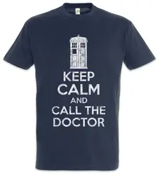 Keep Calm And Call The Doctor T Shirt Who Phone Booth Dr Fun
