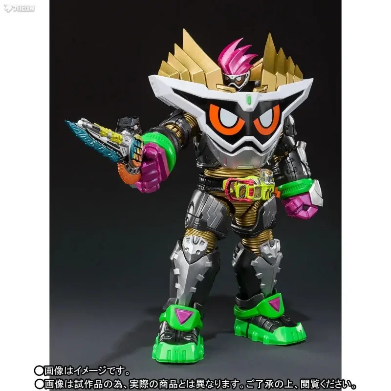 Em estoque original bandai s.h. figuarts kamen rider ex-aid máximo gamer nível 99 anime figura de ação modelo brinquedos presentes colecionáveis