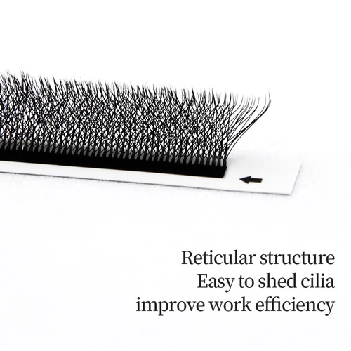 Imagen 2 del producto JB Jeyelabeau 7D 8D W Clover Extensiones de Pestañas Naturales Suaves Individuales, Pestañas Postizas con Efecto de Floración Automática en Forma de W