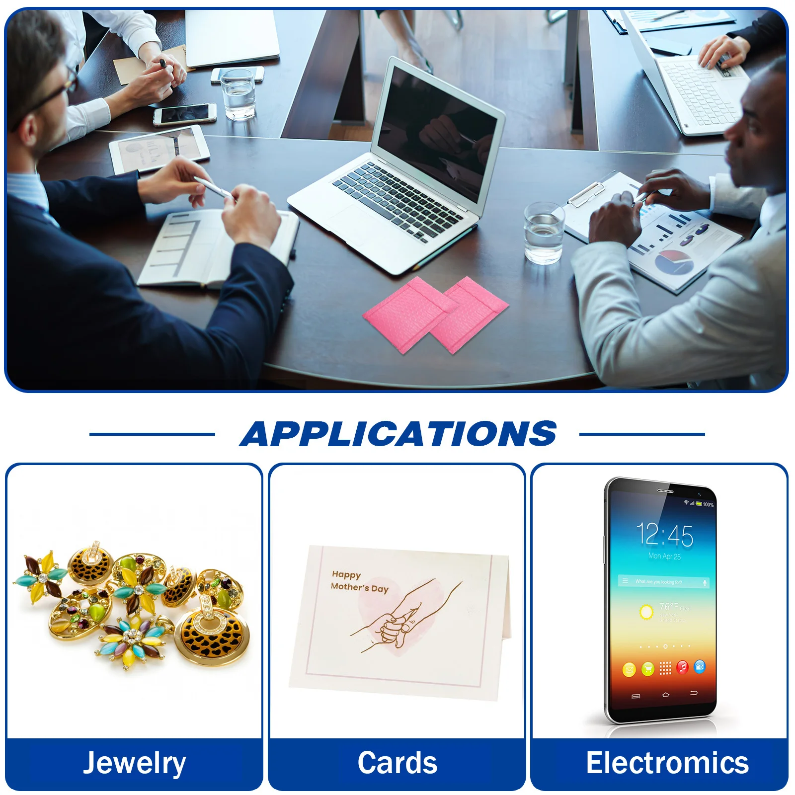 30 Uds. Sobres acolchados de burbujas, bolsas de embalaje de burbujas autoselladas, colores brillantes para suministros de envío, pequeñas empresas