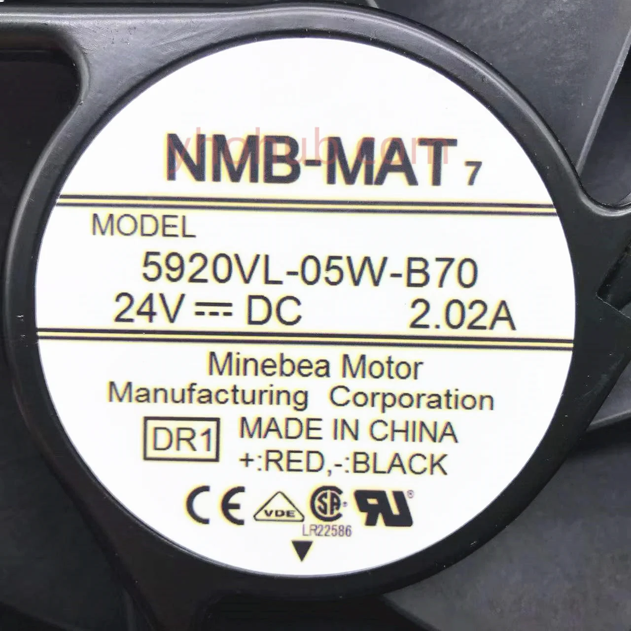 Imagem -06 - Nmb-mat 5920vl05w-b70 Dr1 dc 24v 2.02a 172x150x50m Ventilador de Refrigeração do Servidor de Fios