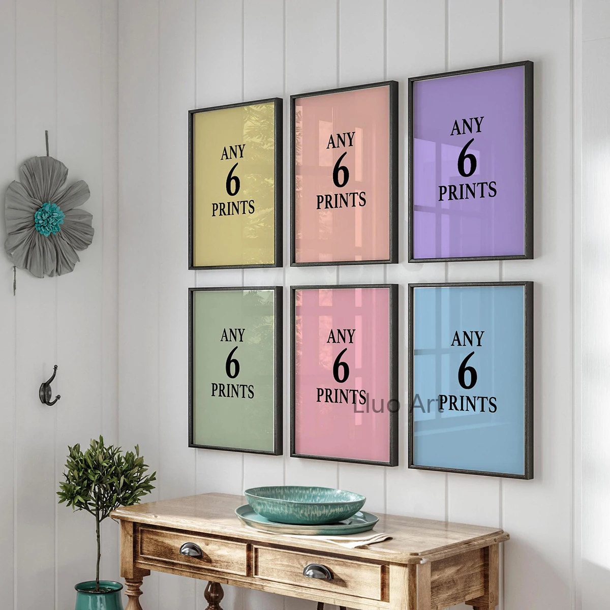 6pcs Custom pick any prints you like Wall arts, Personalized Photo Posters for Living Room and Bedroom Decor, Perfect for Family