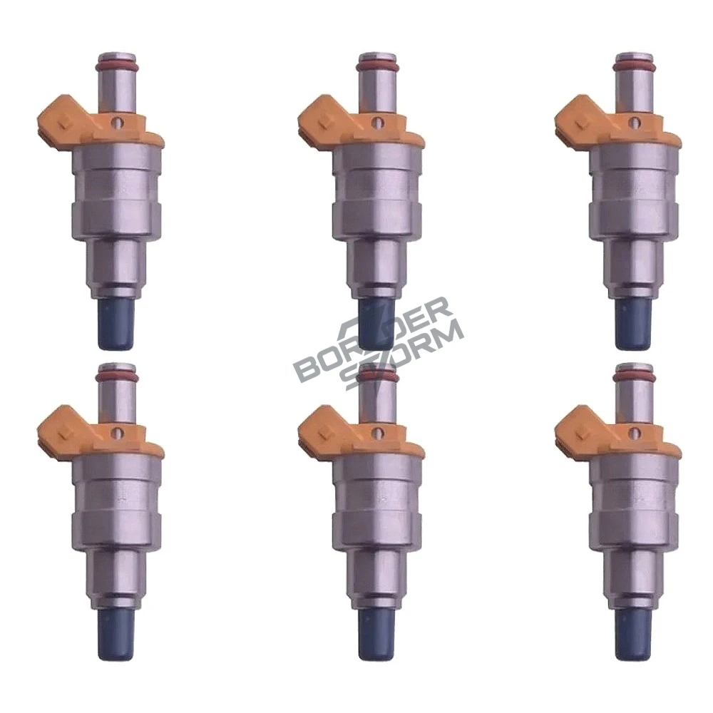 6pcs 16600-05U00 Fuel Injector For Nissan Skyline 1991-1994 High Quality Direct Fit Replacement Fuel System set Parts