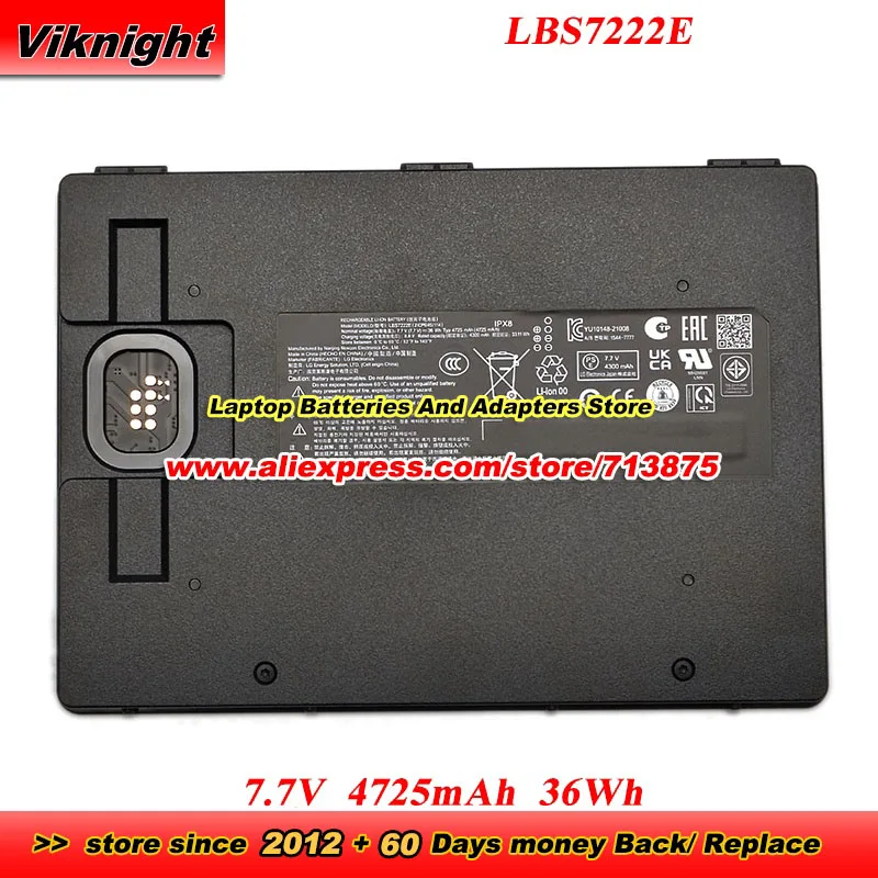 LBS7222E Battery 7.7V 4725mAh 36Wh for 17HQ701G-B Flat Panel Digital X-ray Detector