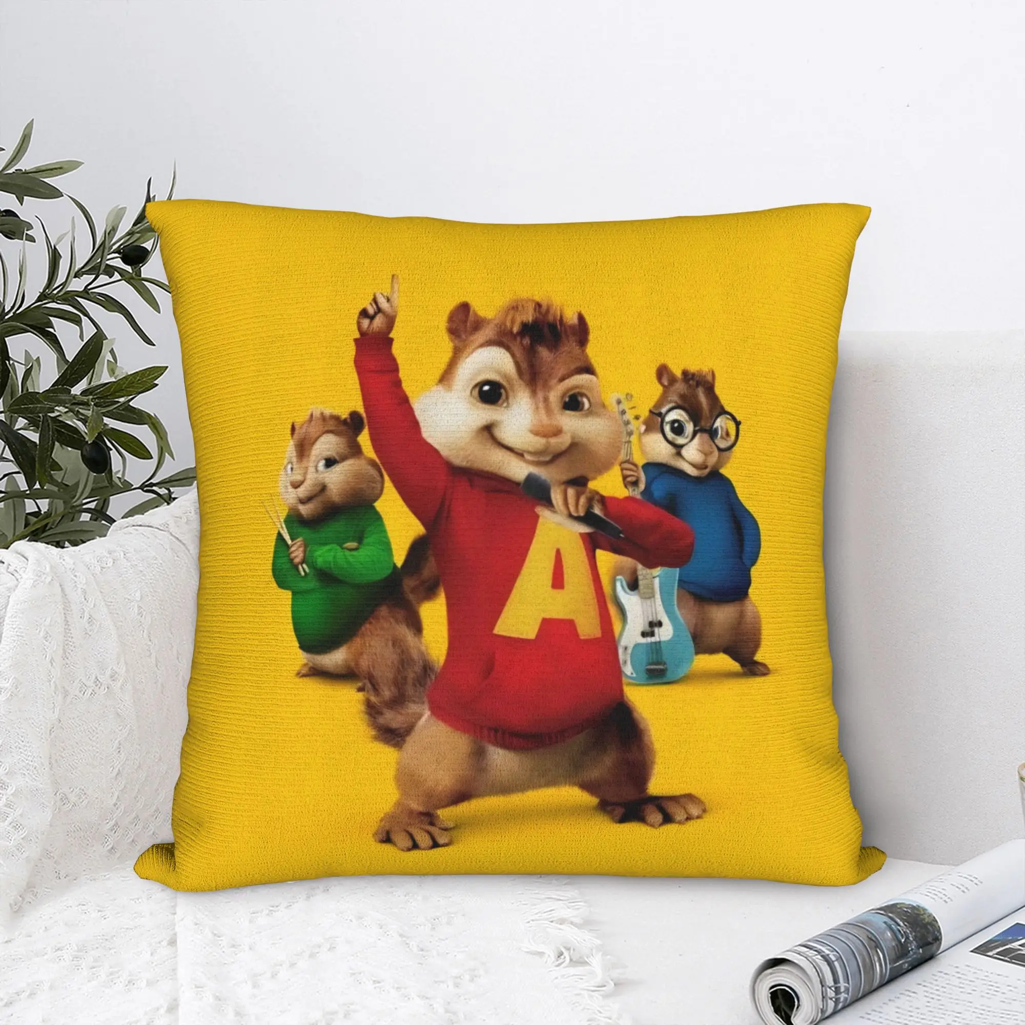 Cuscino Quadrato Alvin And The Chipmunks Superstar – Idea Regalo Per Bambini