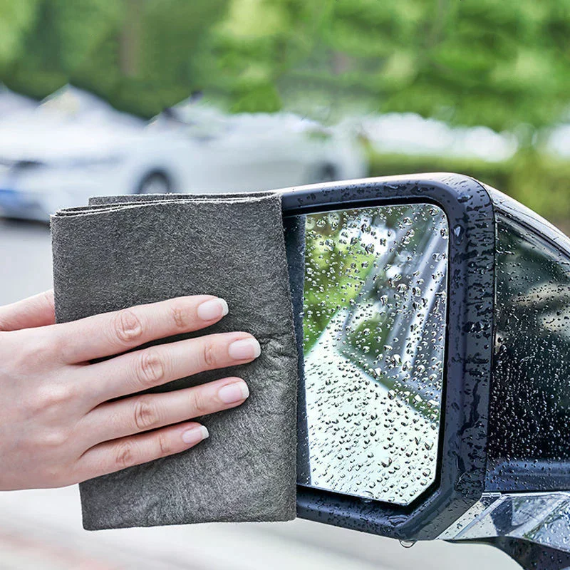 10 unids/set paño de limpieza grueso sin rastro sin marca de agua trapo de microfibra reutilizable toallas de limpieza rápida estropajo