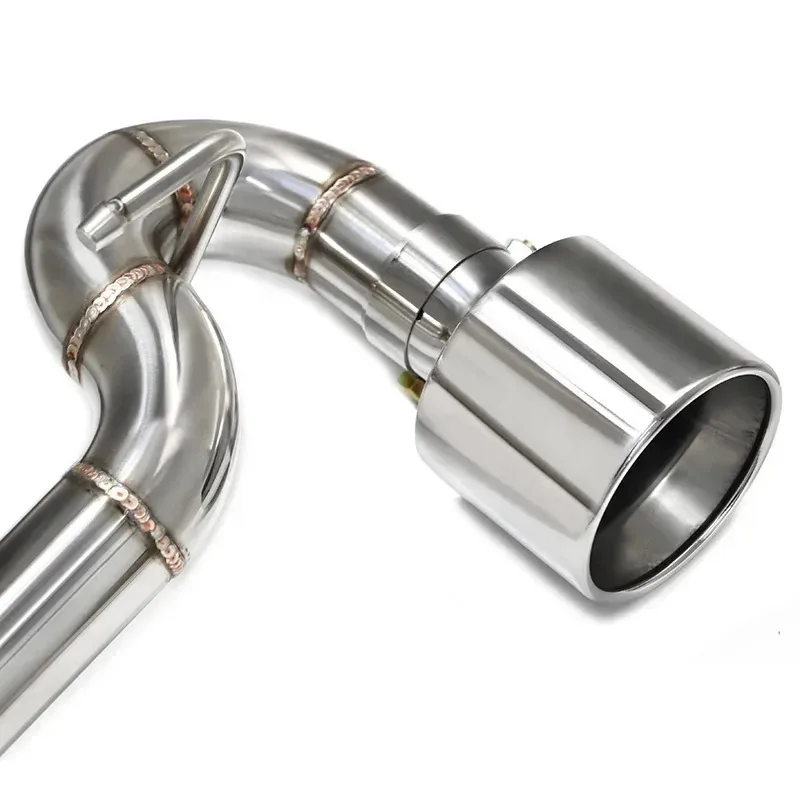 Stainless Steel Exhaust Tip Exhaust Pipe Exhaust System for 05-12 BMW 3 Series E90 E92 320i 318i 325i 335i MT Diffuser - view 6