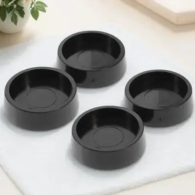

4pcs Caster Cups Floor Protector Pads Rubber Furniture Wheel Stopper Chair Leg Cap Non-Skid Bed Wheel Locks