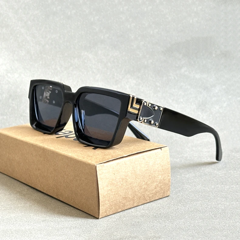 2024 mode Sonnenbrillen Für Männer Vintage Sonnenbrille Frauen Luxus Designer Quadratische Gläser Oculos Dropshipping Lentes Gafas Lunette – Detail 3