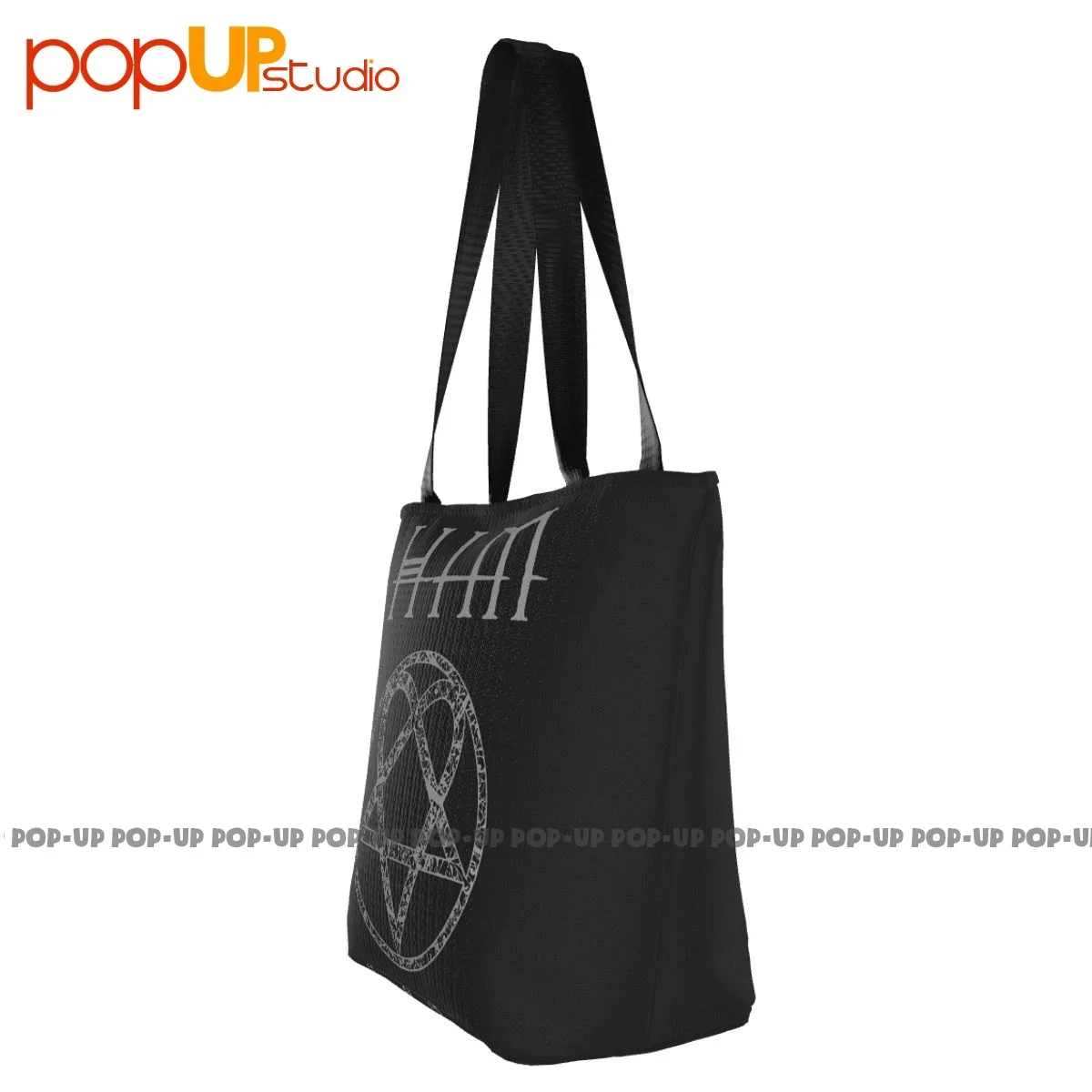 Er verzierte heartagram 01 Mode Handtaschen Einkaufstasche Einkaufstasche Trage tasche