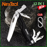 NexTool 12 in 1 Multi-tool Folding Knife Outdoor Pocket Knife Survival Kit Scissors Hand Tools Screwdriver EDC Equipment