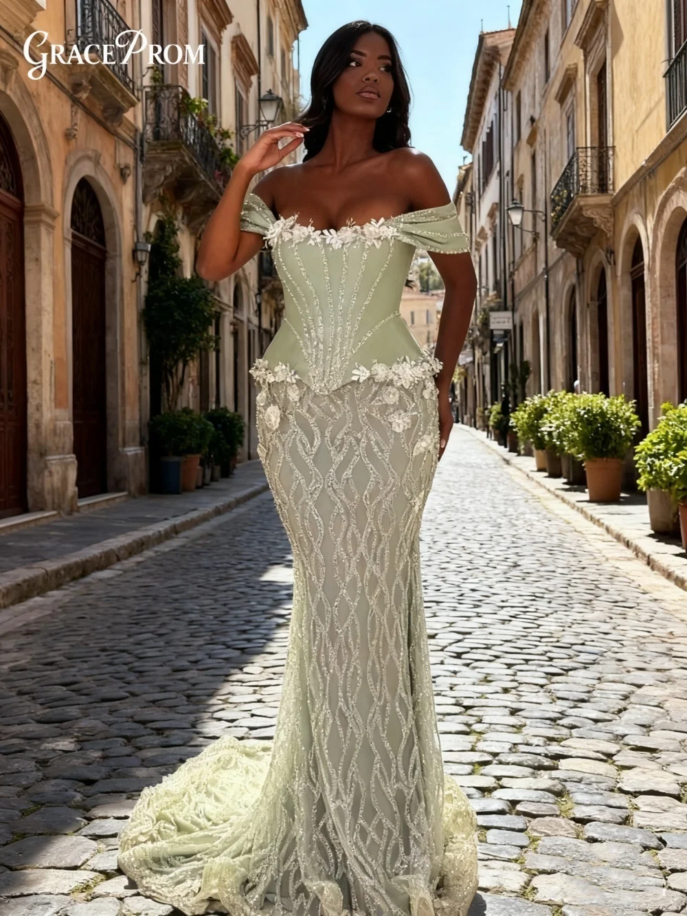 

Изящное милое вечернее платье, очаровательное вечернее платье с бисером, 2026, романтическое вечернее платье длиной до пола с 3D цветочным принтом по индивидуальному заказу