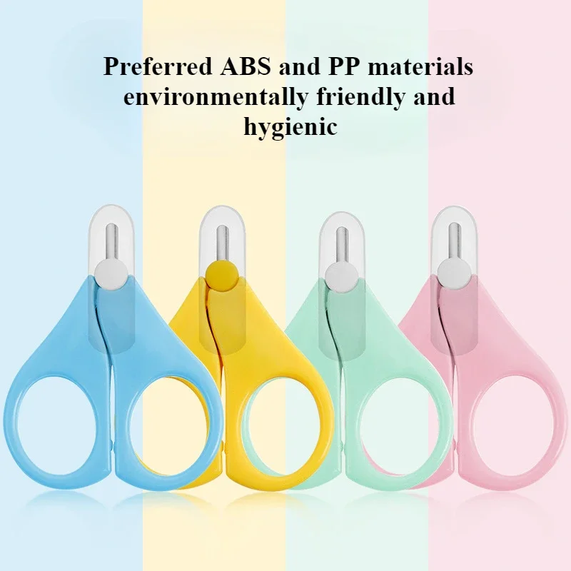 1-4pcs 신생아 안전 손톱깎이 및 가위 - 편리한 일일 손톱 트리밍 도구 유아용 안전 매니큐어 키트
