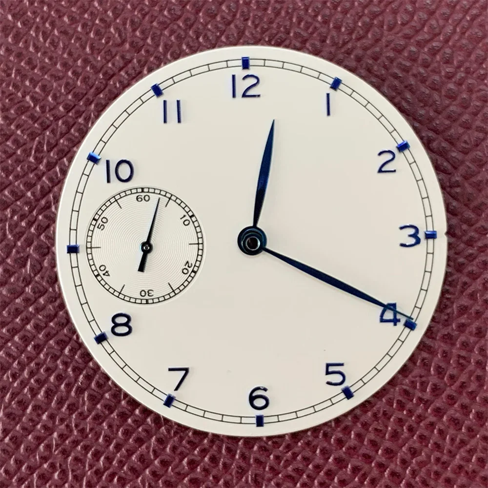 37mm Watch Dial with Watch Hands for ETA 6497 3600 Movement Replacement 9 O'clock Position ETA6497 Movement Watch Face Pointer